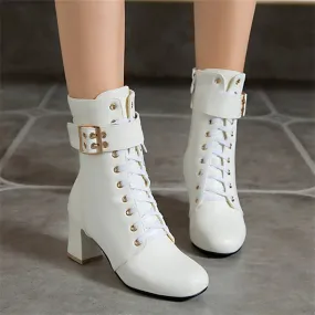 Chic Autumn Ankle Heels