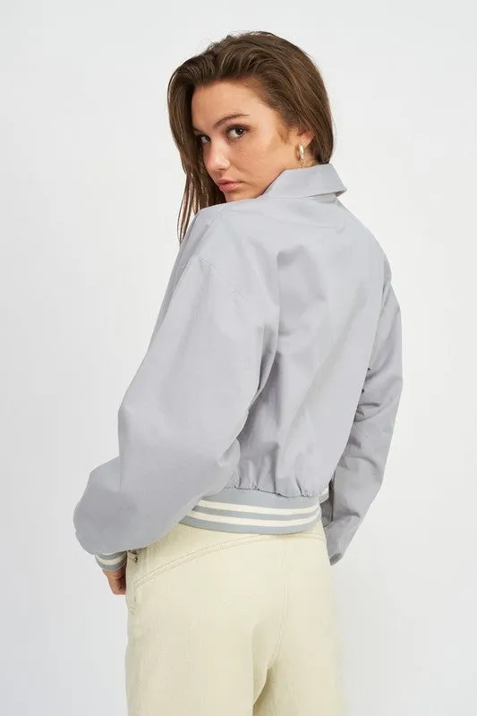 Chic Bomber Jacket