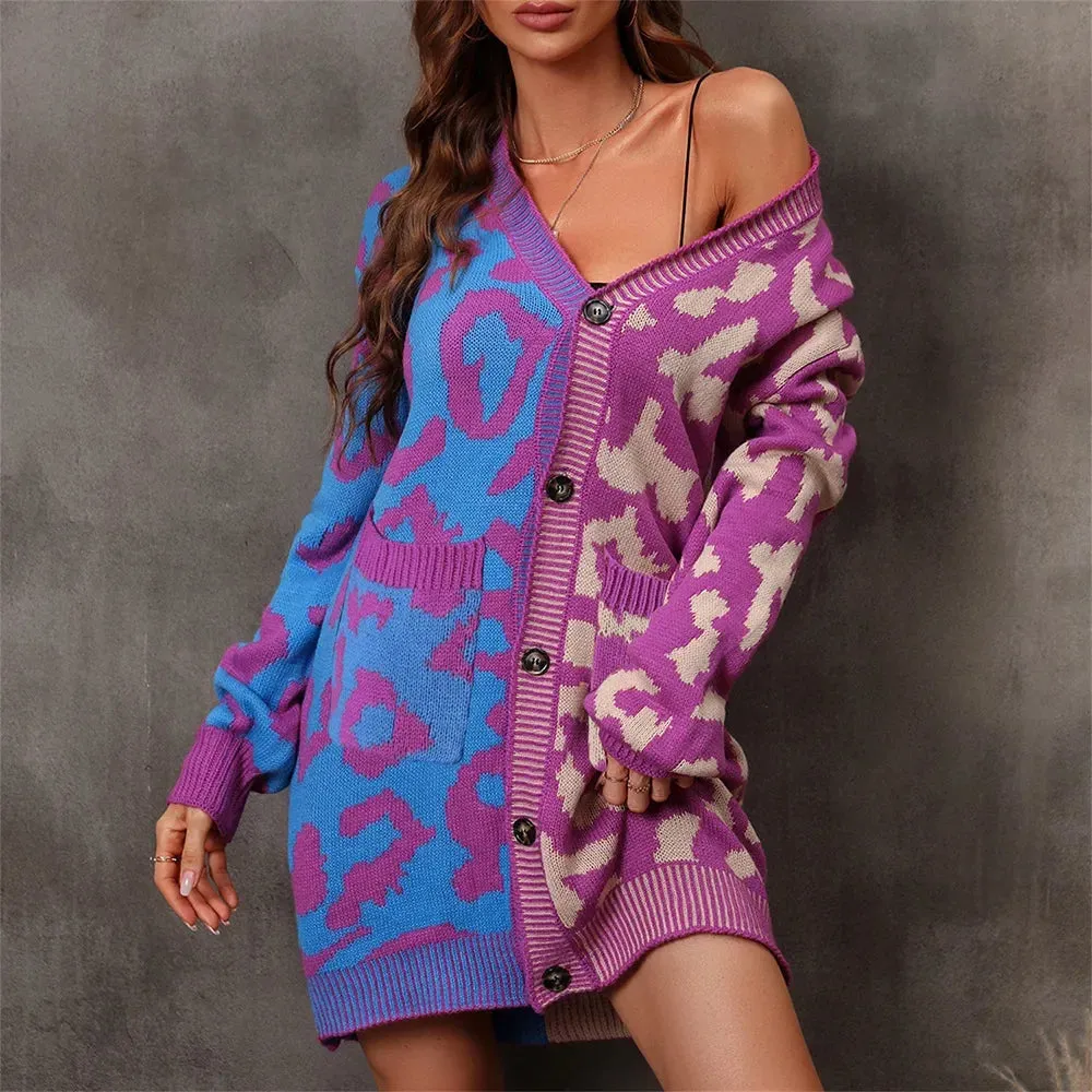Chic Predator Print Cardigan