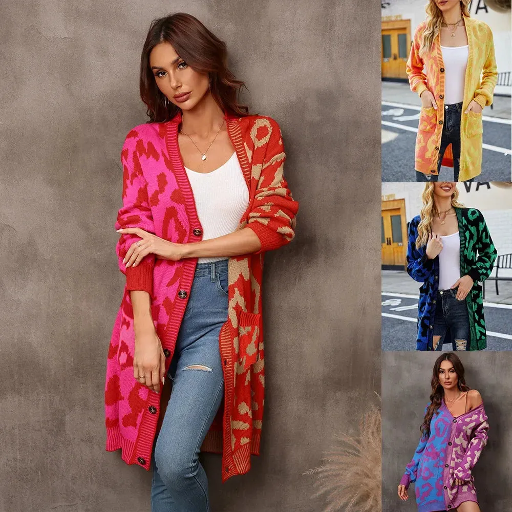 Chic Predator Print Cardigan