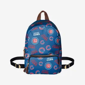 Chicago Cubs Printed Collection Mini Backpack