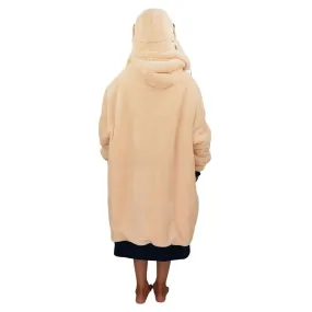 Children's checkered poncho ALL IN ALL-IN, pink