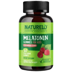 Children's Chewable Gummies NATURELO with melatonin, with strawberries 60 chewable tablets