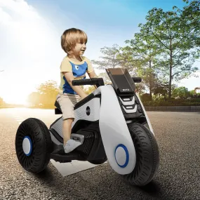 Children's Electric Motorcycle 3 Wheels Double Drive With Music