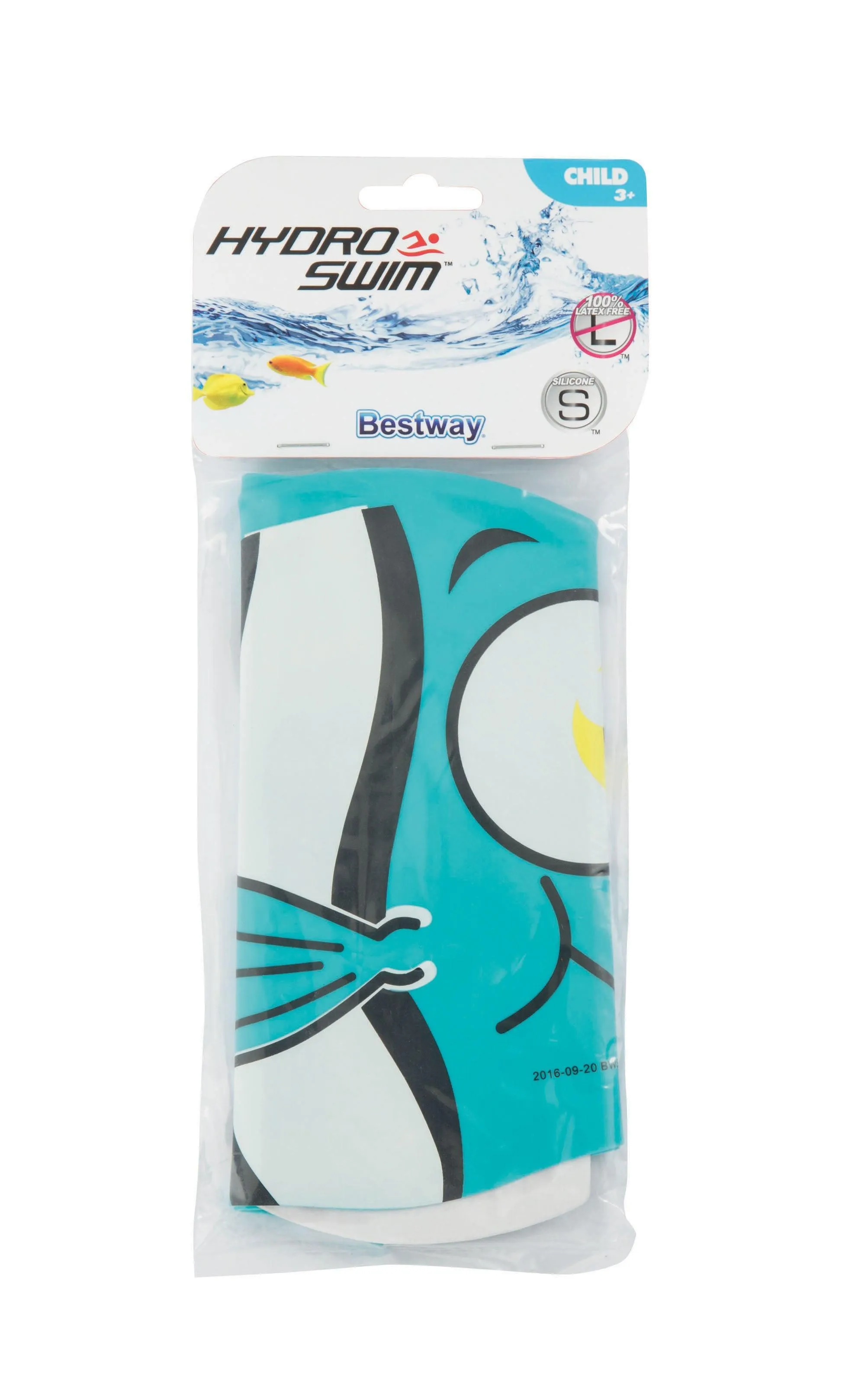 Children's Hydro-Swim Silicone Swim Cap Clownfish Ages 3  Assorted