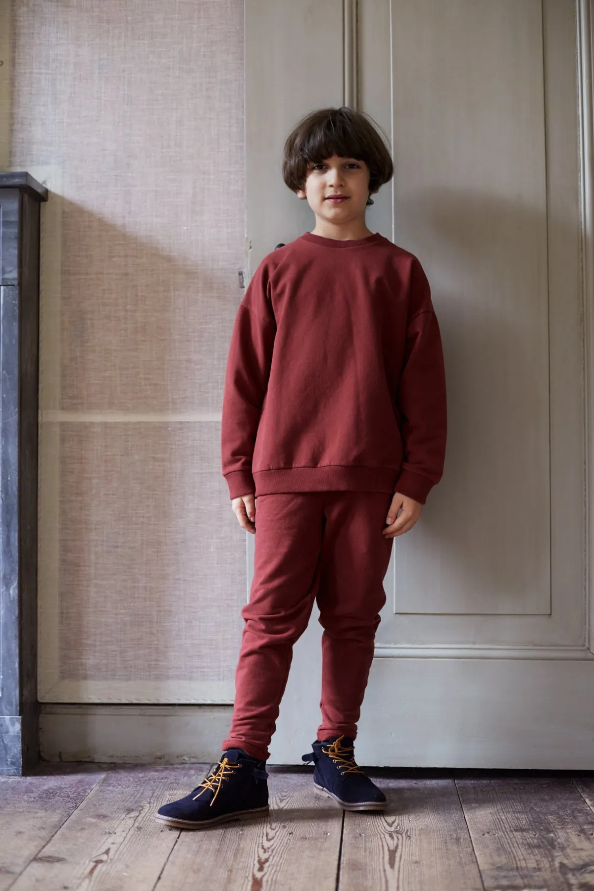 Chino Cropped Brick Red