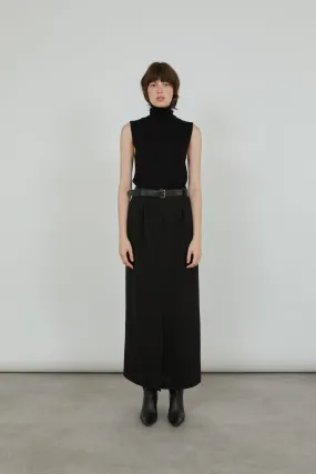 Chio skirt | Black - Virgin wool