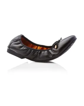 Chloe Leather Ballet Black