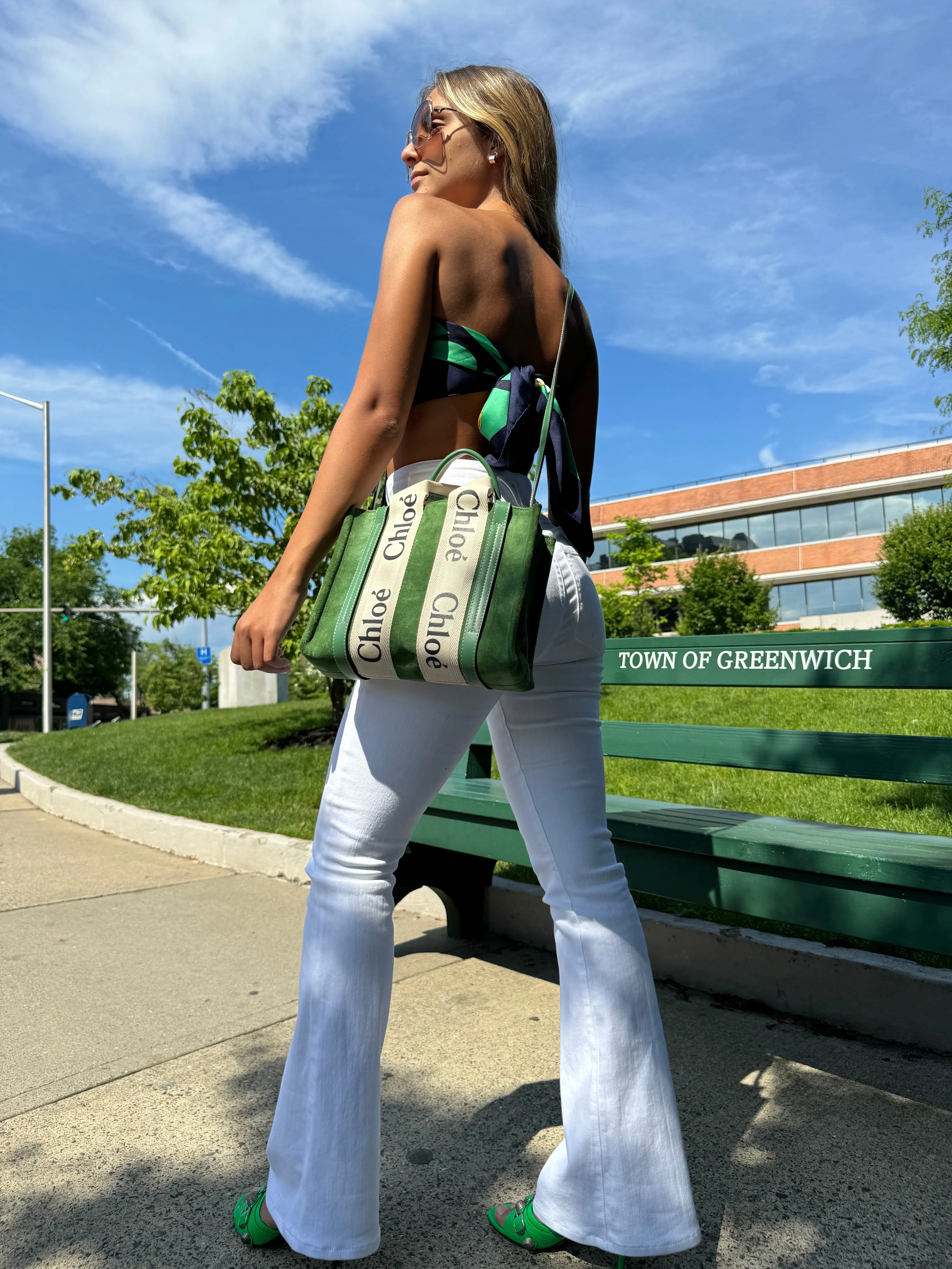 Chloe Small Woody Tote Bag