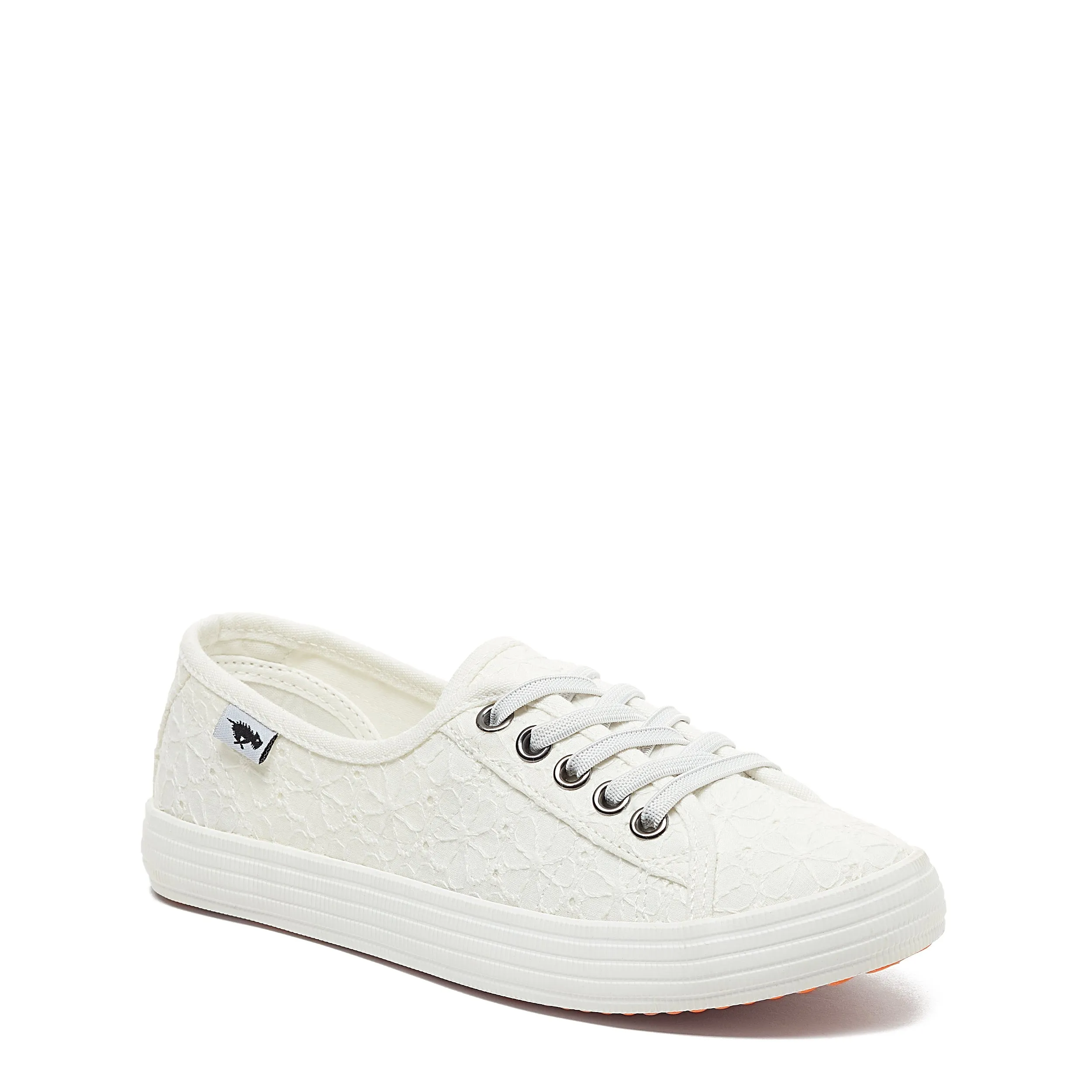 Chow Chow White Elsie Eyelet Trainers