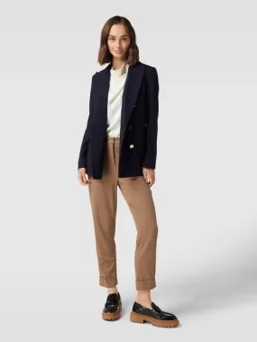 Christian Berg trousers with fixed cuffs, brown
