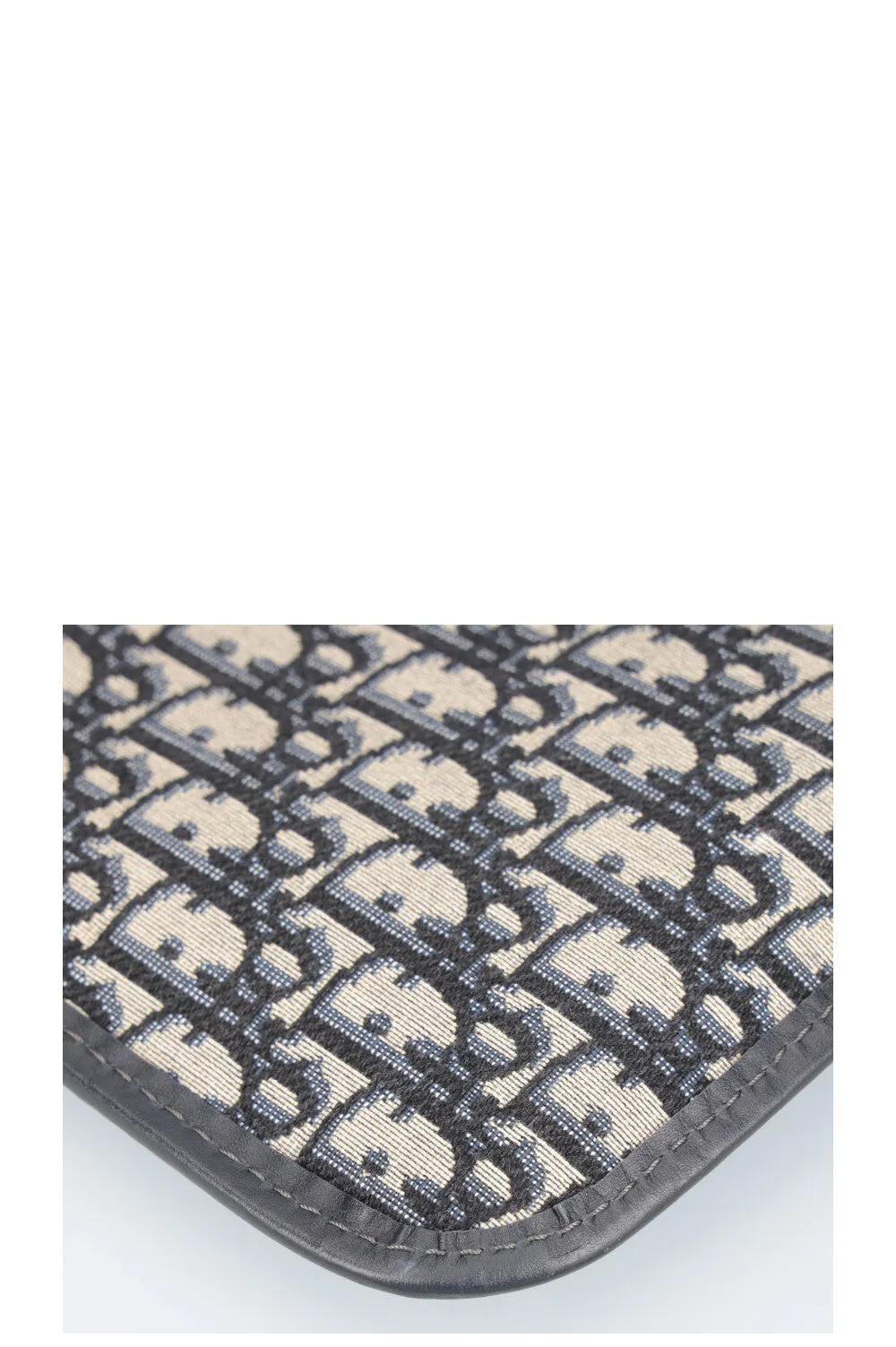 CHRISTIAN DIOR Foldover Clutch Oblique