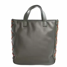 CHRISTIAN DIOR Sacai Collaboration Nylon Saddle Tote Bag Khaki Men's