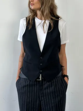 Christian Dior Wool Tailored Waistcoat - M
