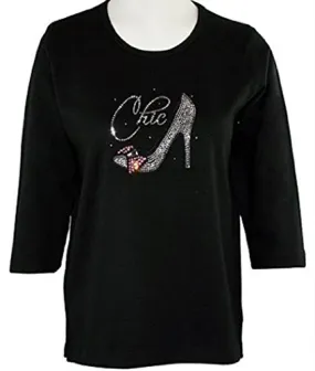 Christine Alexander - Chic Shoe, Fashion Top with Swarovski Crystals