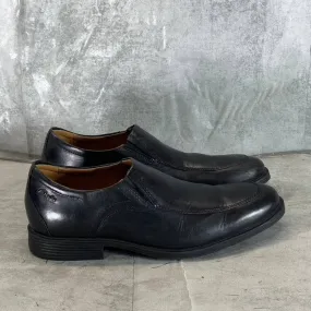 CLARKS Collection Men's Black Leather Tilden Free Moc Toe Slip-On Loafers SZ 8