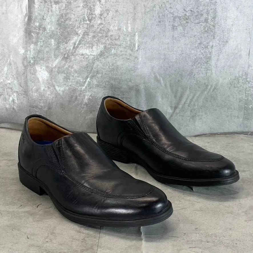 CLARKS Collection Men's Black Leather Tilden Free Moc Toe Slip-On Loafers SZ 8