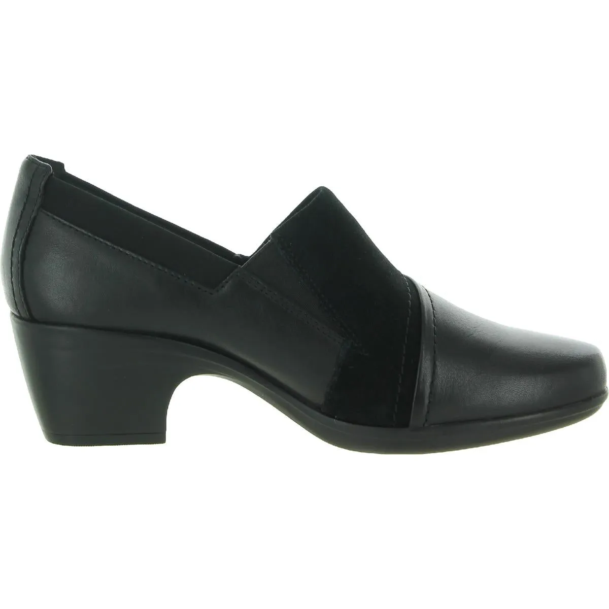 Clarks Womens Emily Step Leather Slip On Loafers