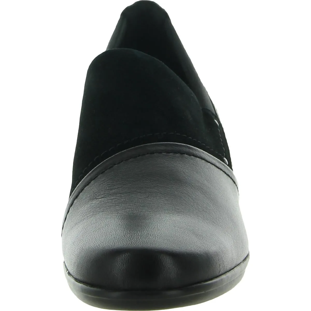 Clarks Womens Emily Step Leather Slip On Loafers