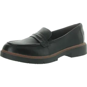 Clarks Womens Westlynn Bay Leather Slip-On Loafers