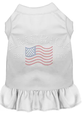 Classic America Rhinestone Dress White 4x (22)