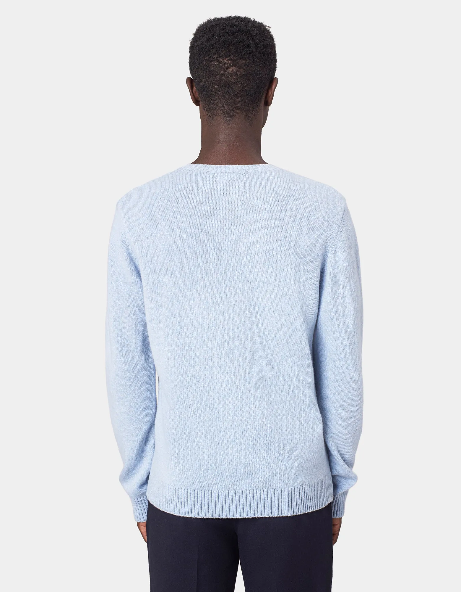 Classic Merino Wool Crew - Warm Taupe