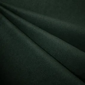 Classic Mid Weight Melton Wool Blend Coating Evergreen