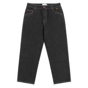 Classic Relaxed Denim Pants, Black Wash