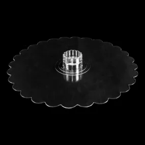 Clear Plastic Centerpiece Plate: 14"