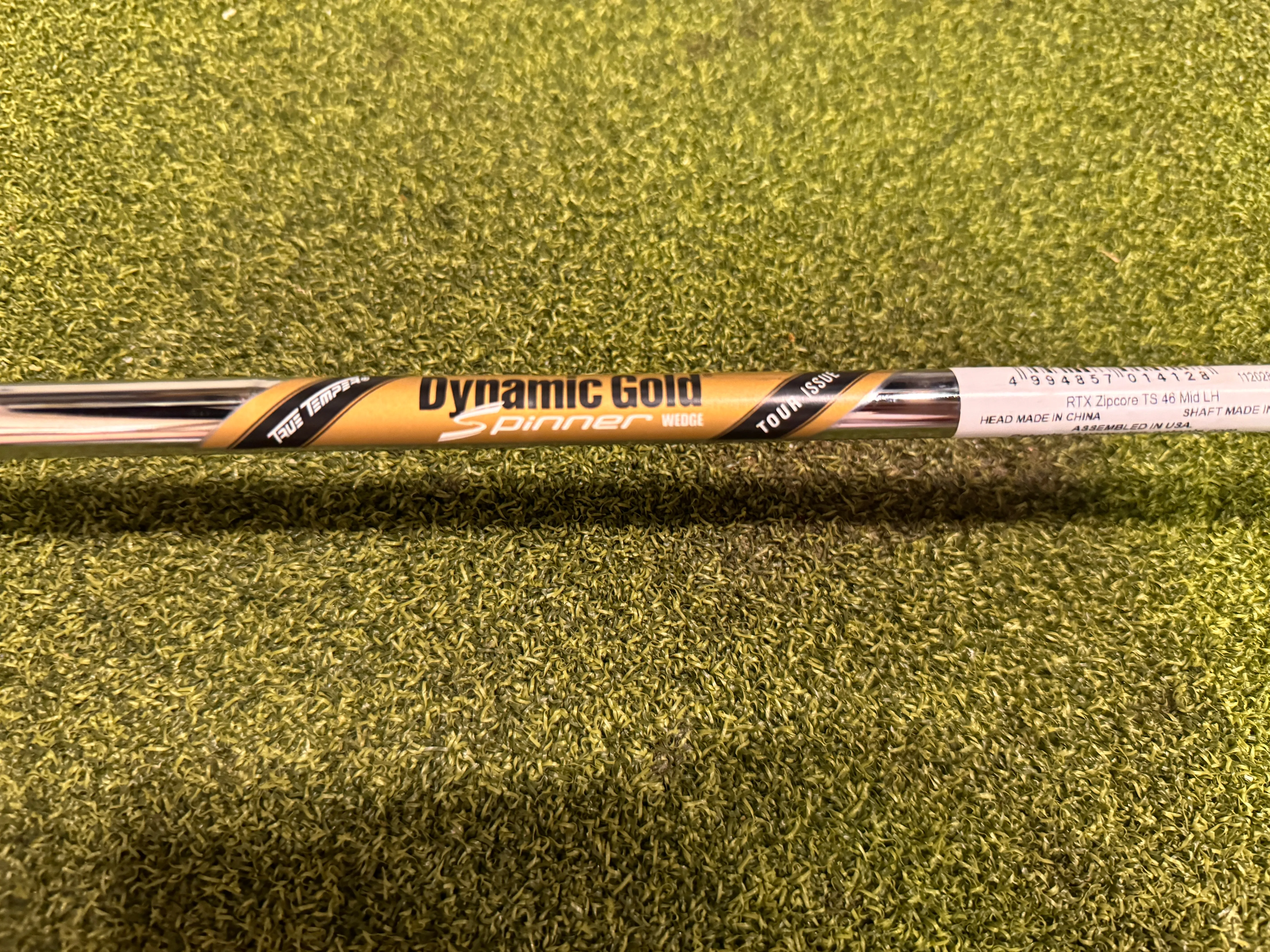 Cleveland RTX Zipcroe Full Face 60.9* Wedge, Dynamic Gold Spinner Wedge Flex, LH