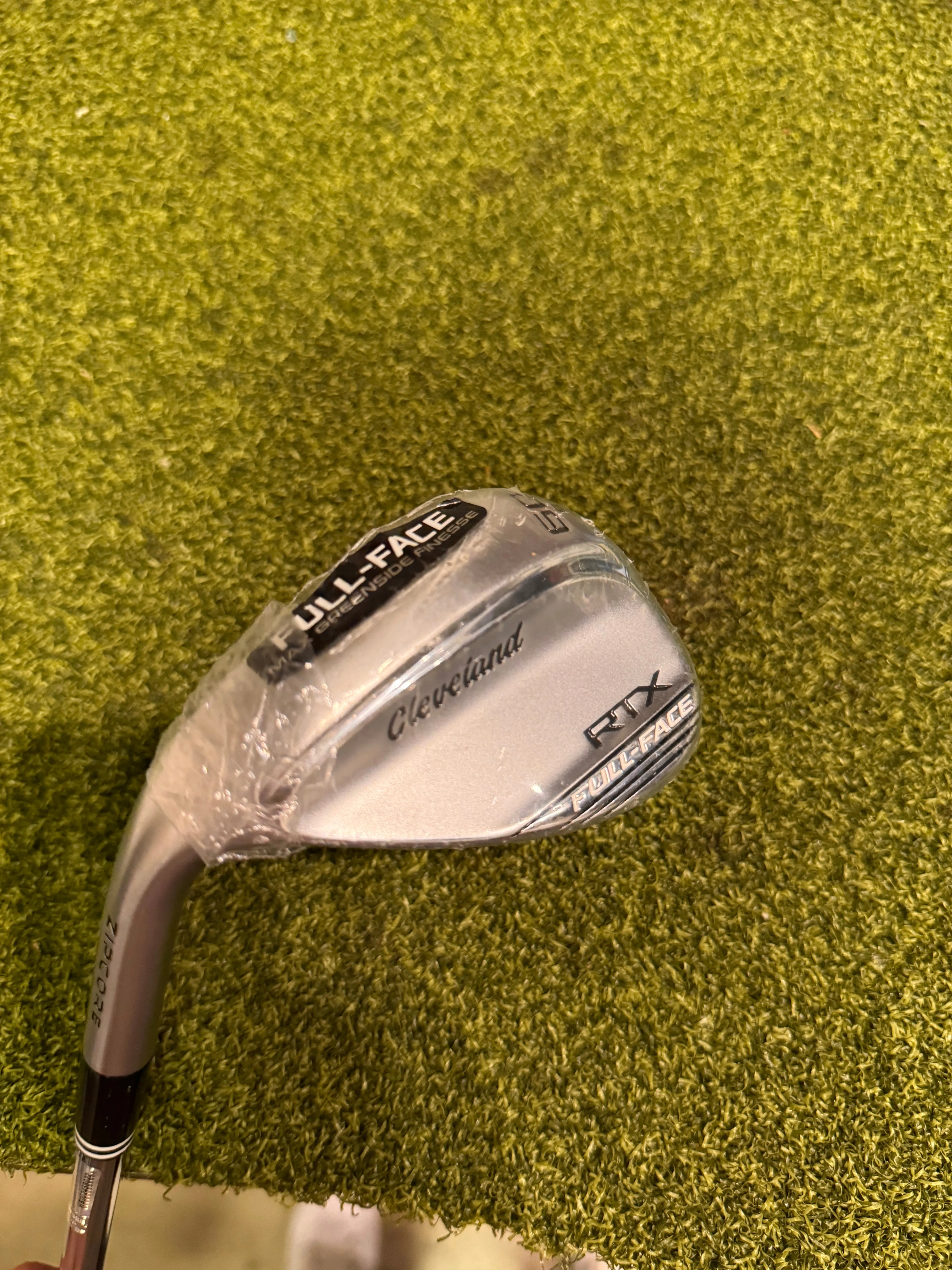 Cleveland RTX Zipcroe Full Face 60.9* Wedge, Dynamic Gold Spinner Wedge Flex, LH