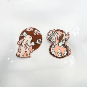 Cloud Animal Enamel Pin Set