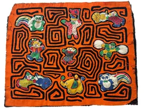 Clowns Guna Mola Cloth - 1'3 x 1'6