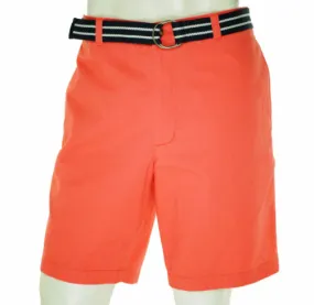 Club Room Men's Belted Flat Front Chino Shorts Heirloom Rose