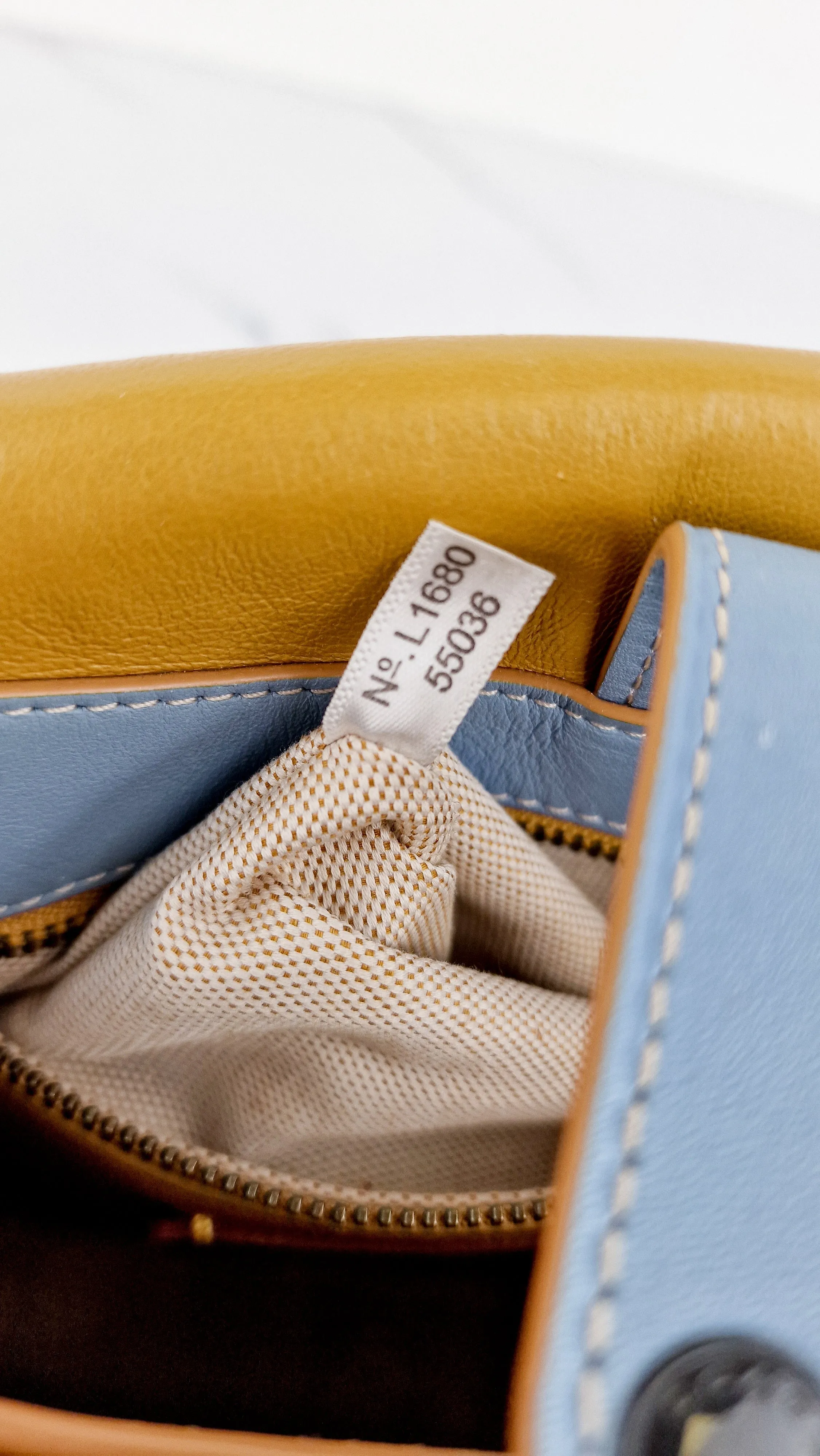 Coach 1941 Saddle 23 Bag in Cornflower Blue Smooth Leather Crossbody Shoulder Bag - Coach 55036