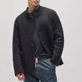 Coastal Knit Jacket - Black/Navy