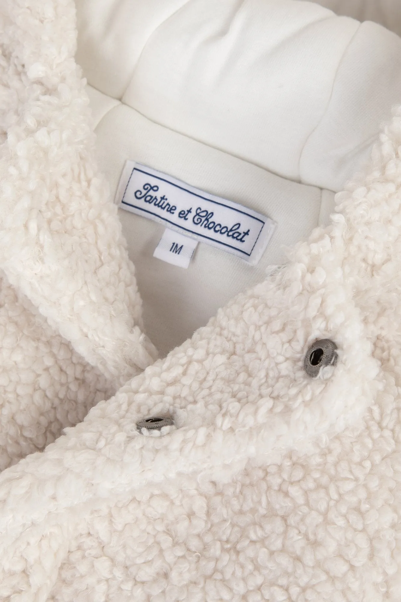 Coat - Ecru faux sheepskin