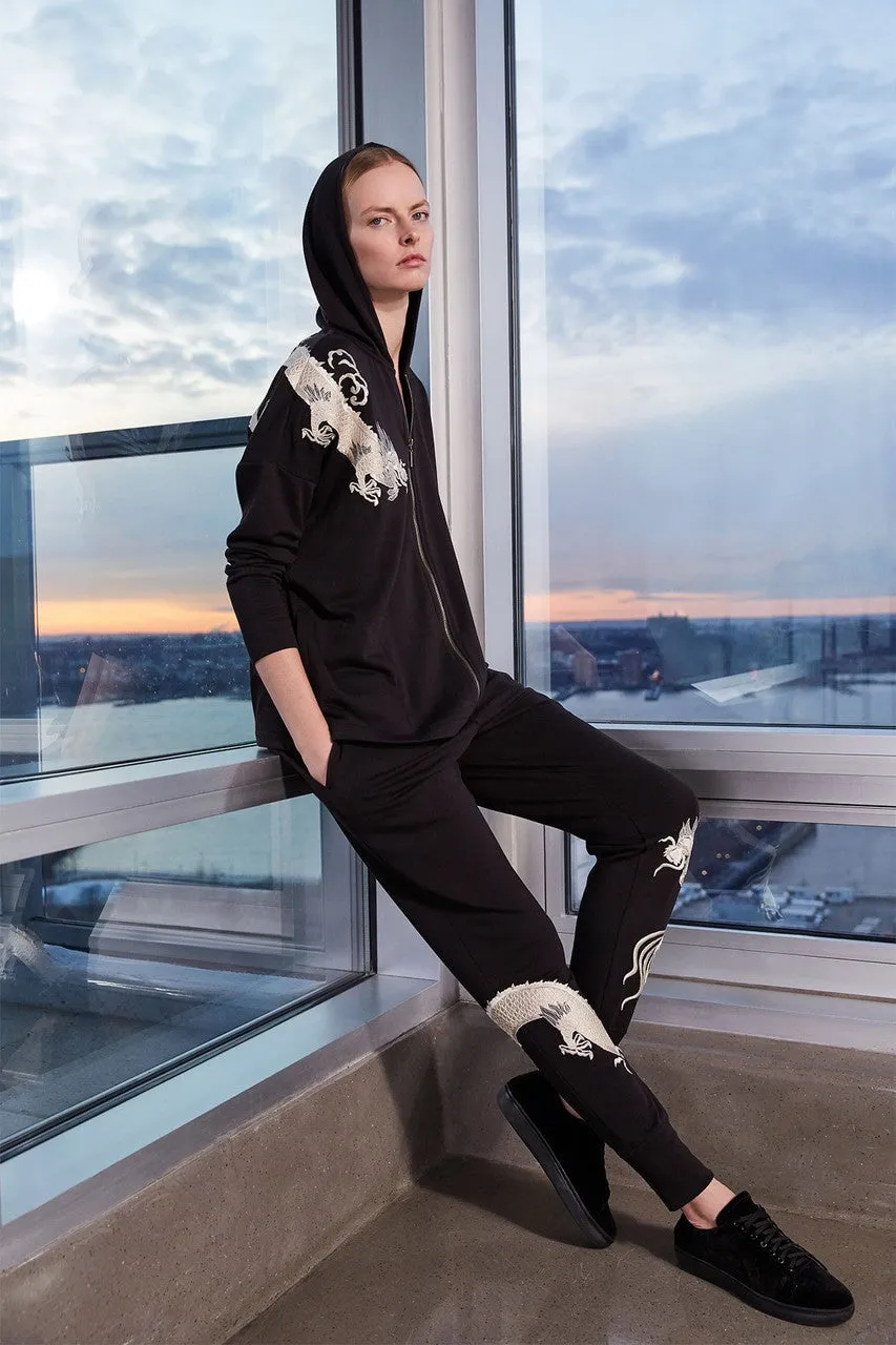 Cocoon Embroidered Joggers