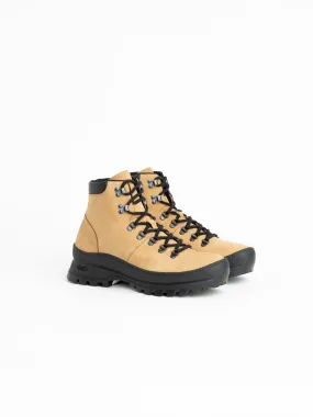 Cognac Brown Suede Hiking Boots