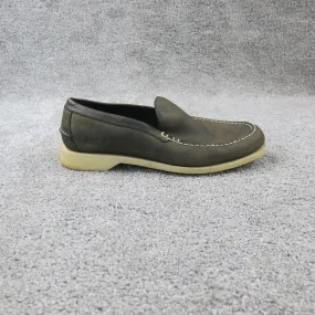 Cole Haan Men Slip On Casual Shoes C00080 Green Leather Loafers Size US 8M