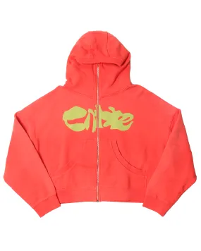 Collard Zip Up Hoodie