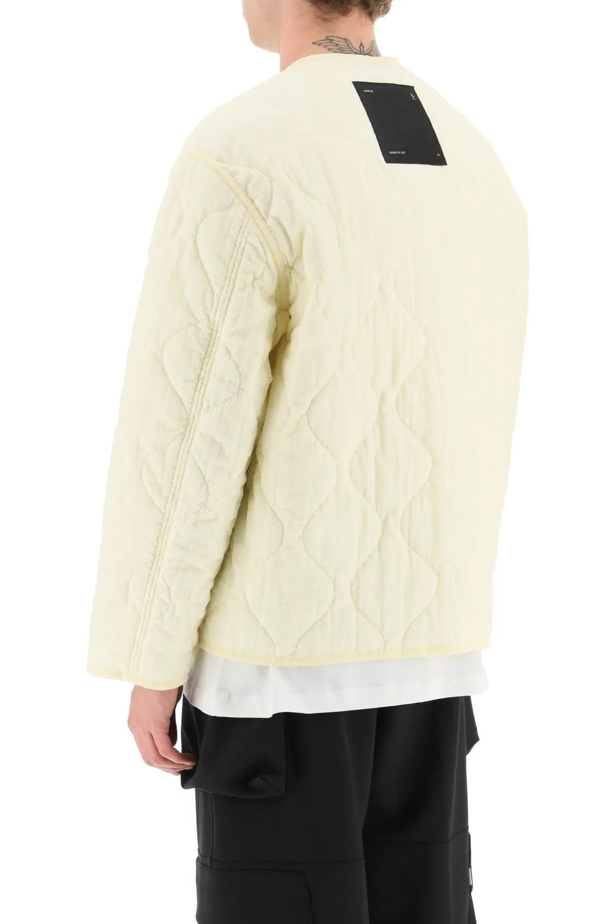combat liner' quilted ripstop jacket