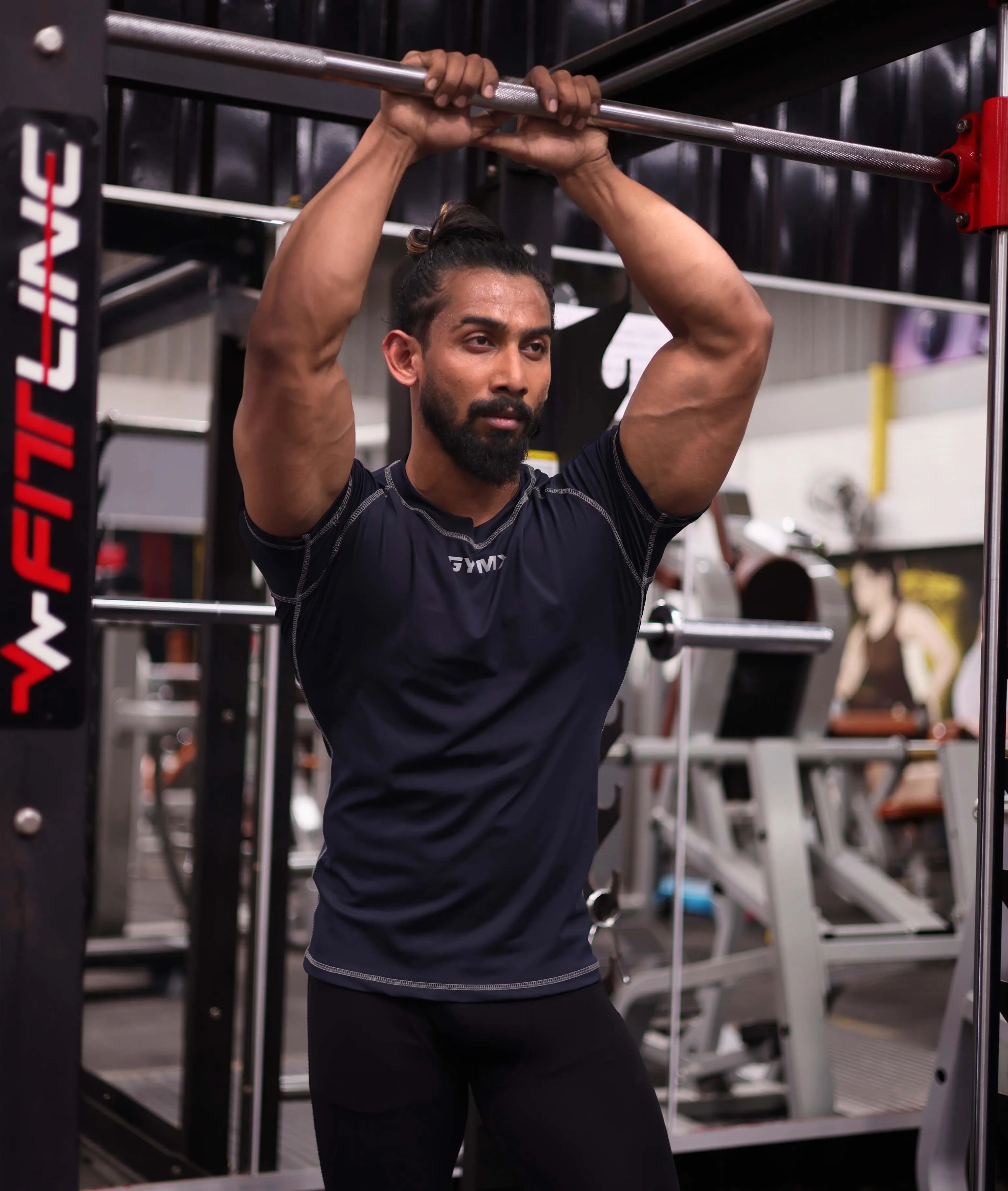 Compression GymX Tee: Night Blue - Sale