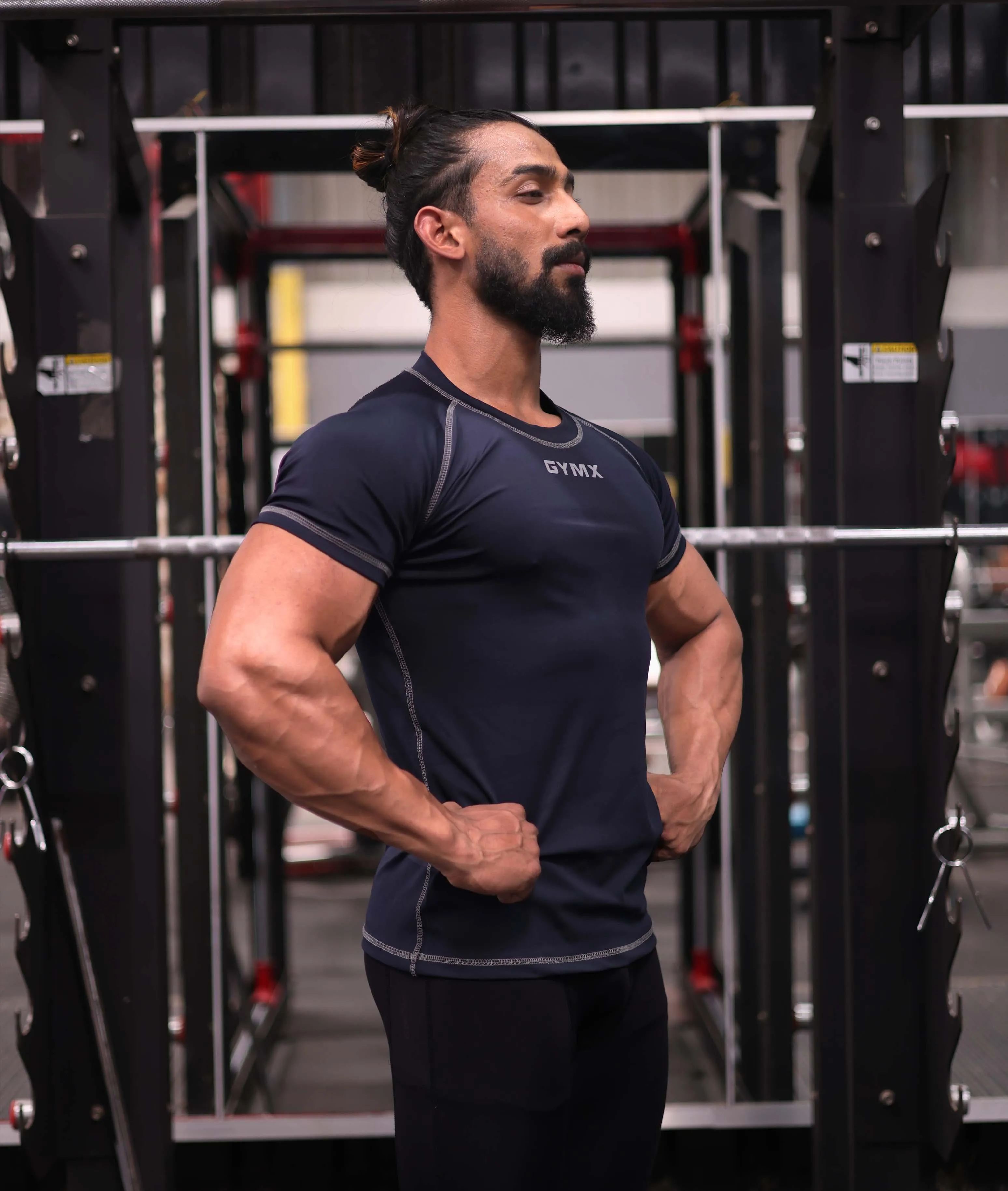 Compression GymX Tee: Night Blue - Sale