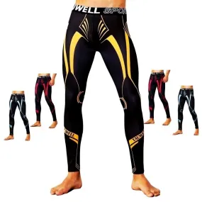 Compression Tight Leggings Men Running Fitness Tights  Base Layer Active Cool Dry Yoga Pants