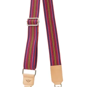 Consuela Crossbody Strap - Pink Webbing