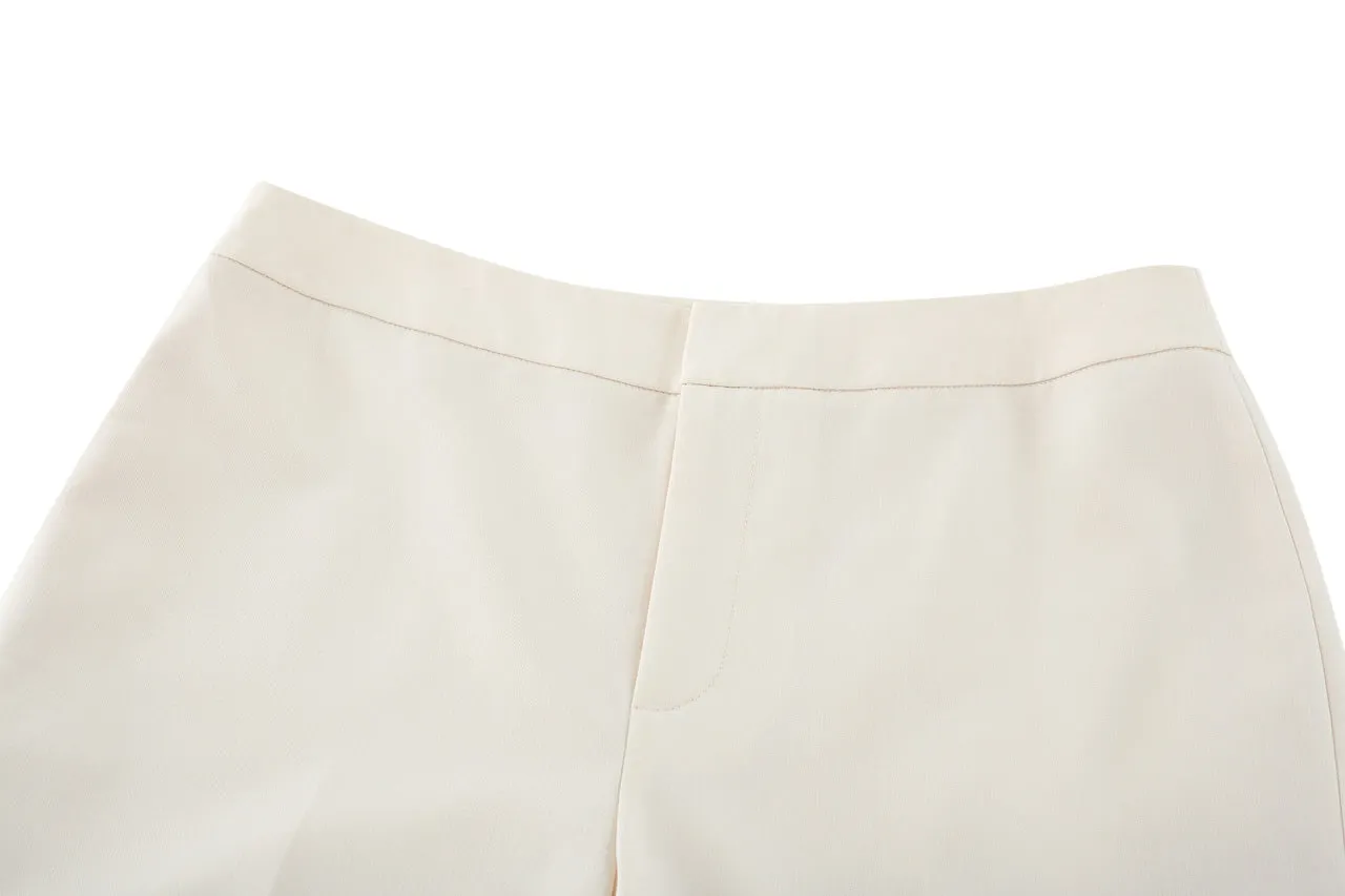 Cool Touch & Anti UV Twill Cigarette Suit Pants