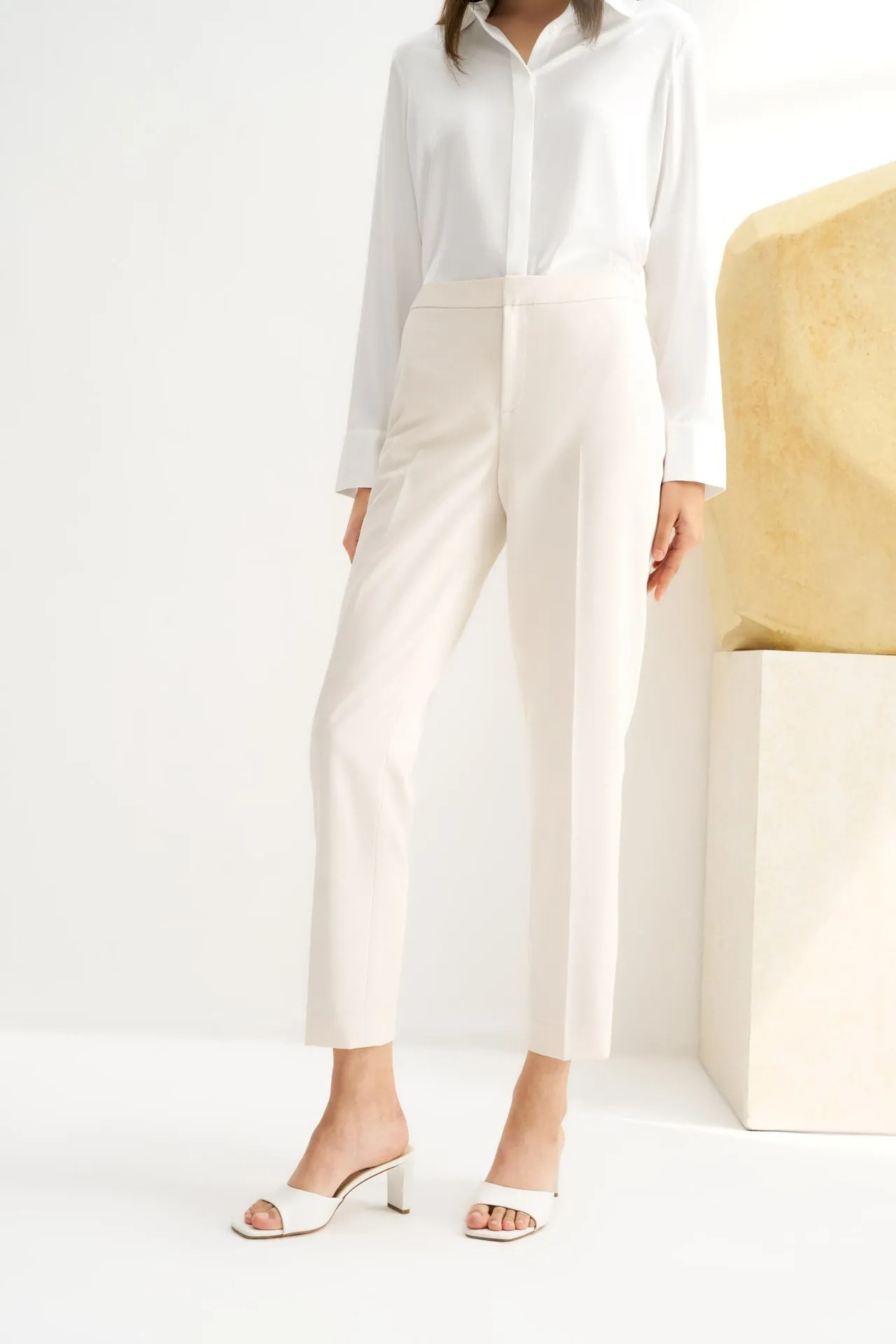 Cool Touch & Anti UV Twill Cigarette Suit Pants