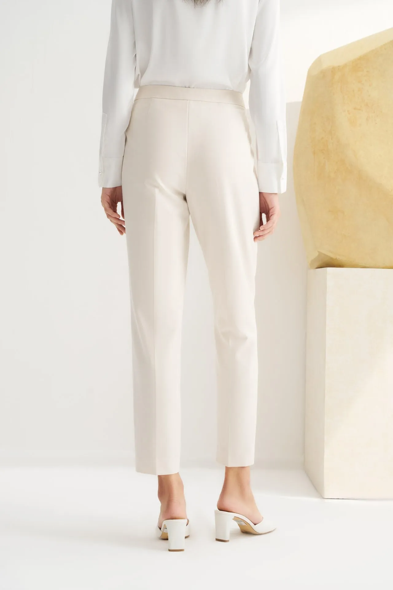 Cool Touch & Anti UV Twill Cigarette Suit Pants