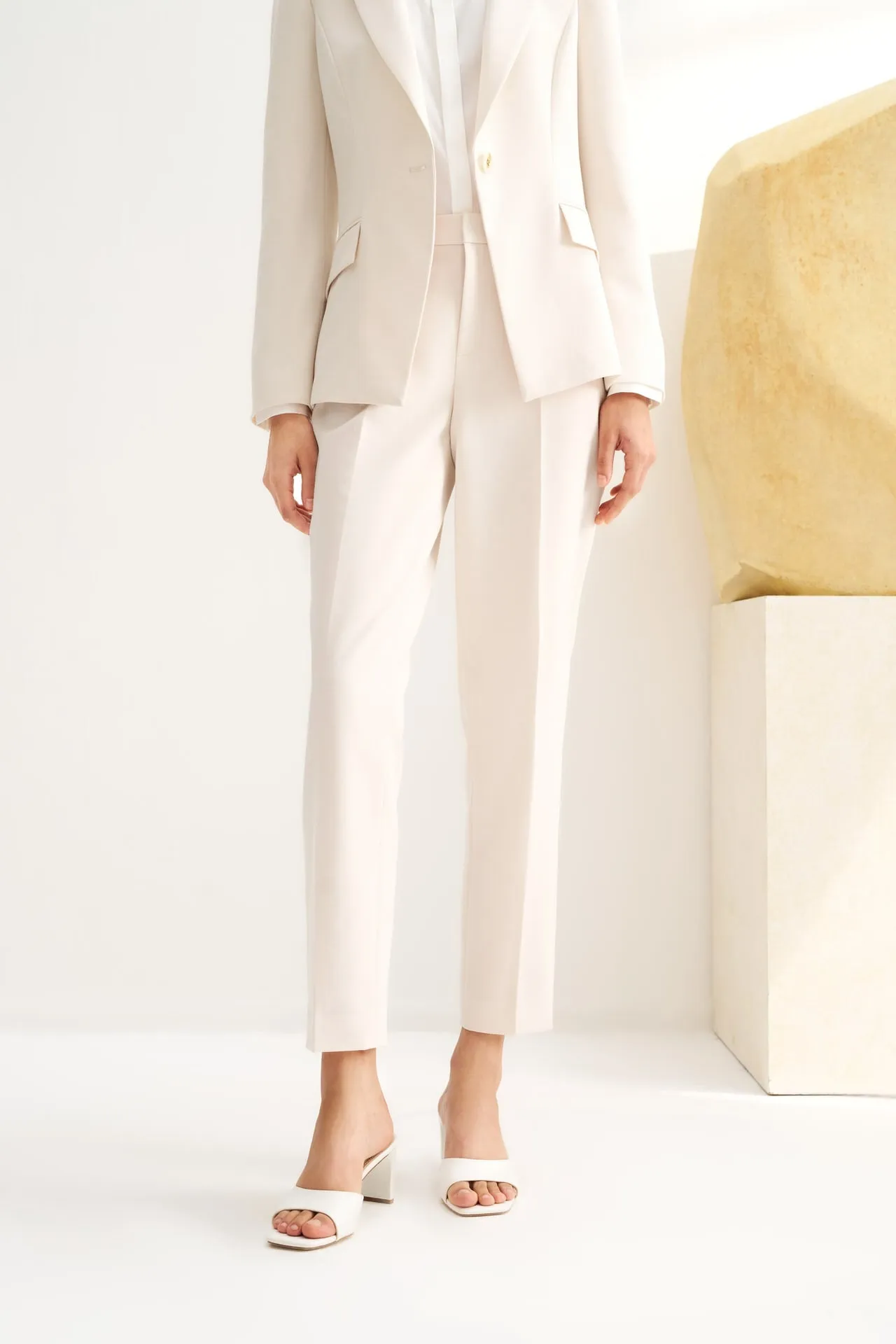 Cool Touch & Anti UV Twill Cigarette Suit Pants